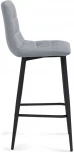 Барный стул Notta Чилли К светло-серый / черный 502080