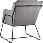 Кресло велюр серый Stool Group Роланд УТ000035867