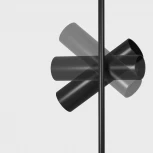 Потолочный светильник Elti GU10 2x50Вт Maytoni Technical C021CL-02B (220V, круглые)