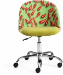 Кресло MELODY ткань/флок, олива, Botanica 03 pepper/23 Tetchair 19027