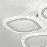 Потолочная люстра Natali Kovaltseva Simply LED LAMPS 81408 с пультом ДУ 80W, белый, LED