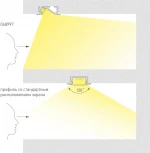 Профиль SL-BEVEL-W21-F-2000 ANOD BLACK (Arlight, Алюминий) 048997