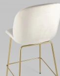 Стул полубарный Stool Group Beetle со спинкой бежевый УТ000025452
