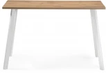 Стол Notta Тринити Лофт 120x80x75 25 мм дуб вотан / белый матовый 539243