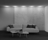 Встраиваемый светильник Maytoni Nude DL065-12W4K-TRS-W (LED, 220V, круглые)