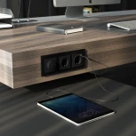 Рамка на 3 поста (черный, стекло soft-touch) Werkel W0033108 (a064574)