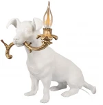 Настольная лампа Loft It Dog 10312 White (220V, выключатель, животные)