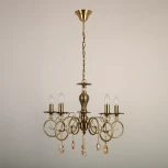 Подвесная люстра Abrasax Daniela SY40078/5 (220V, на цепи, свеча)