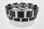 Подвесная люстра Lumina Deco Molina LDP 7045-600 BK+CHR (220V)