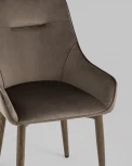 Стул Stool Group Диана велюр коричневый УТ000031289