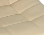 Стул барный Dobrin TAILOR WHITE (бежевый велюр (MJ9-10))