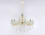 Подвесная люстра большая Ambrella TRADITIONAL TR4929 (220V, хрусталь, свеча)