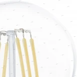 Лампочка светодиодная филаментная E27 6W 220V 550 lm 2700K белое теплое свечение Eglo Lm_led_e27 11501