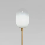 Интерьерная настольная лампа с выключателем Eurosvet Loona 01161/1 латунь (220V)