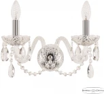 Бра Bohemia 101 101B/2/165 Ni (220V, подвески, подсвечник, свеча)