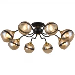 Потолочная люстра Imex MD.3595-8-S BK+FGD