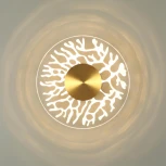 Настенный светильник Odeon Light Solaris 6627/9WL MIDCENT античная бронза/металл/акрил IP20 LED 9W 3000K 220V (круглые)