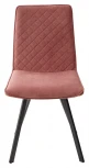 Стул PAINT, цвет B36 Розовый, велюр / черный каркас