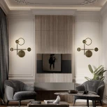 Настенный светильник Wi-Fi Zingy B Black ImperiumLoft Zingy01 (LED, 220V, пульт управления)