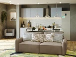 Диван прямой бежевый D1 Портленд AAA4153002 Premier 09