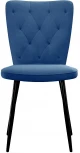 Стул 244 Z20 синий, ножки черные Dikline 00-00062876