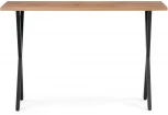 Стол Woodville Алеста Лофт 120 25 мм дуб вотан / черный матовый 506952