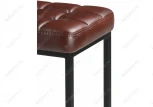 Барный стул Woodville Лофт кожзам мустанг браун / черный матовый 432933
