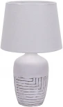 Настольная лампа Escada Antey 10195/L White 1x40Вт E27, керамика/ткань, белый (220V)