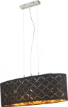 Подвесной светильник Globo Clarke 15229H2 (220V, на тросе, круглые, узор в клетку)