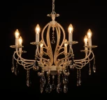 Подвесная люстра Abrasax Petra 3004/8P (220V, на цепи, свеча)