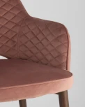 Стул велюр пыльно-розовый Stool Group УТ000001620
