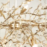 Подвесная люстра светодиодная Bijout 10067/1800 GD (220V, на тросе, ветки)