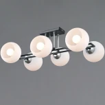 Потолочная люстра на штанге ILLUMICO IL0791-6CSQ-25 BK CR TRENTO (220V)