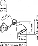 Бра на гибкой ножке Lightstar Loft 765608 (220V)