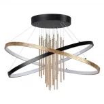 Подвесная люстра Odeon Light L-vision 3901/70CL (LED, 220V, подвески, на тросе, кольцо)