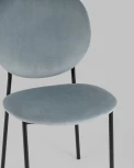 Стул велюр серый Stool Group УТ000035320