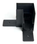 Соединитель угловой для низковольтного накладного шинопровода, черный Feron LD2001 41977