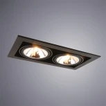 Встраиваемый точечный светильник Arte Lamp Cardani Semplice A5949PL-2BK
