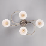 Потолочная люстра Eurosvet Alba 30144/4 античная бронза (220V, шарики)