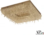 Потолочная люстра светодиодная APL LED Sicilia SH603.2.60.B.Gd.3000 (220V, хрусталь)