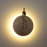 Настенный светильник Odeon Light Confucius 7011/5WL латунь/камень/медь IP20 LED 1*5W 3000K 220V