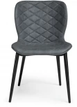 Стул Woodville на металлокаркасе Катабучи ткань kiprus 12 / черный глянец 528501