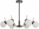 Потолочная люстра на штанге Arte Milano Neapolis-76169 276169/6 BK/GD (220V, шар)