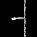 Гирлянда Бахрома 4,9 x 0,5 м Белая с Мерцанием Белого Диода 220В, 240 LED, Провод Прозрачный ПВХ, IP54