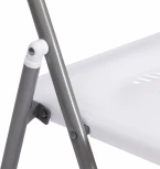 Обеденный стул Tetchair FOLDER (Металл,Пластик/Белый,Cерый) 20100