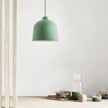 Подвесной светильник (люстра) Grain Pendant Lamp Green ImperiumLoft Mut (178320-26) (220V, на проводе, круглые)