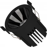 Светильник встраиваемый LED MS-ATLAS-BUILT-R66-15W Warm3000 (BK-BK, 35 deg, 230V) (Arlight, IP20 Металл) 035465