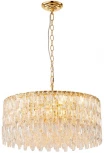 Подвесная люстра хрустальная Favourite Robby 4722-12P (220V, на цепи, круглые)