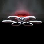 Потолочная люстра RGB Citilux Сезар Смарт CL233A170E (LED, 220V, умный дом - Алиса, Маруся, Сири, цветы)