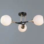 Потолочная люстра на штанге ILLUMICO IL0689-3CSQ-24 BK FGD LIBRA (220V)